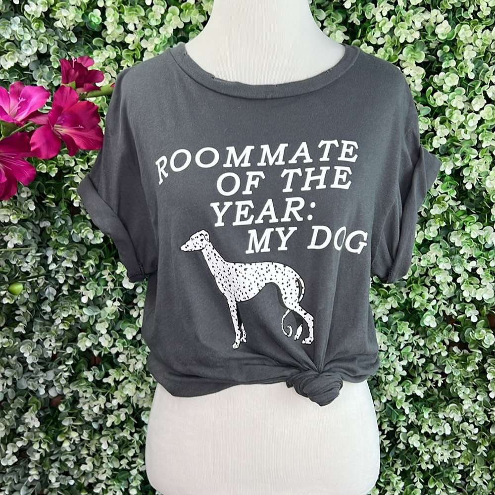 Wildfox Roomate of the Year: My Dog Short Sleeve Graphic Tee
